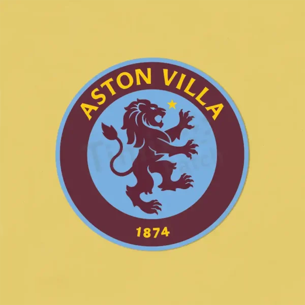 Aston Villa Iron-On Sticker