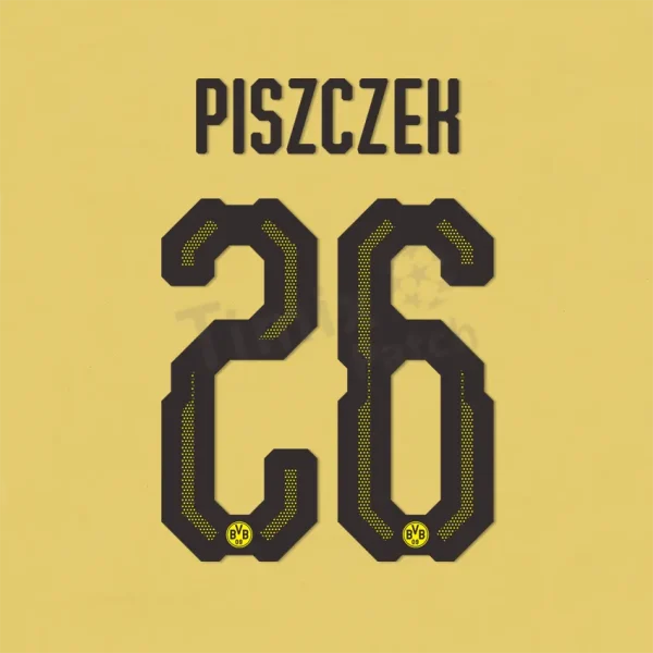 Dortmund 2018-2019 Piszczek #26 Nameset