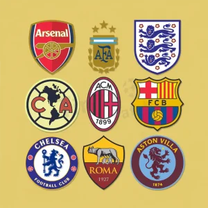 Football Club Logo Iron Sticker