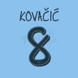 Mancity 2024-25 Font Nameset Printing KOVACIC-#8