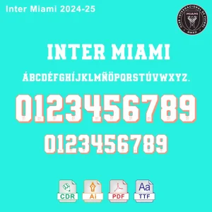 Inter Miami 2024-2025 Font Download