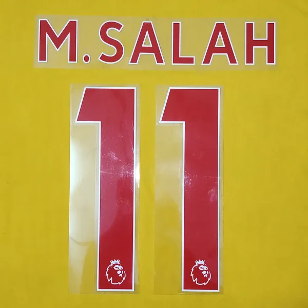 M.SALAH #11 Liverpool 2017-2023 Premier League Name set Sticker