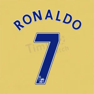 2007-2014 Premier League Ronaldo 7 Nameset