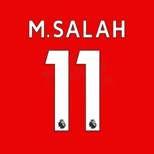 Liverpool M.SALAH #11 Nameset Sticker